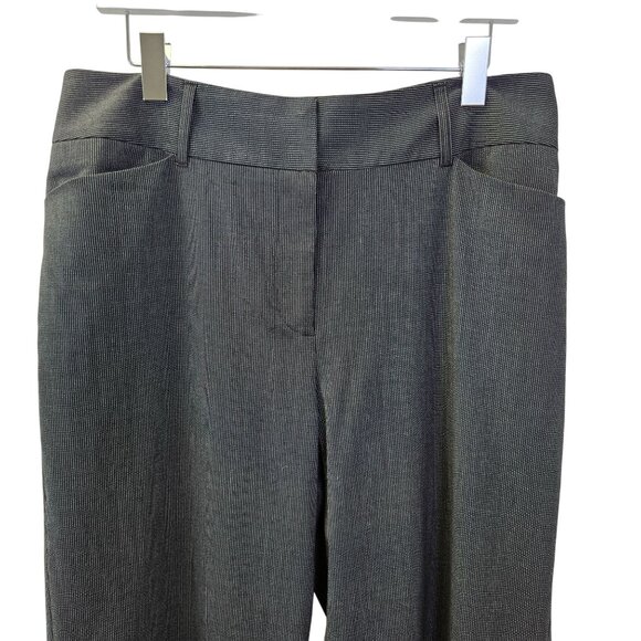 Chico's Wide Leg Pinstripe Trouser Pants Size Chico's 3/XL - Picture 4 of 5